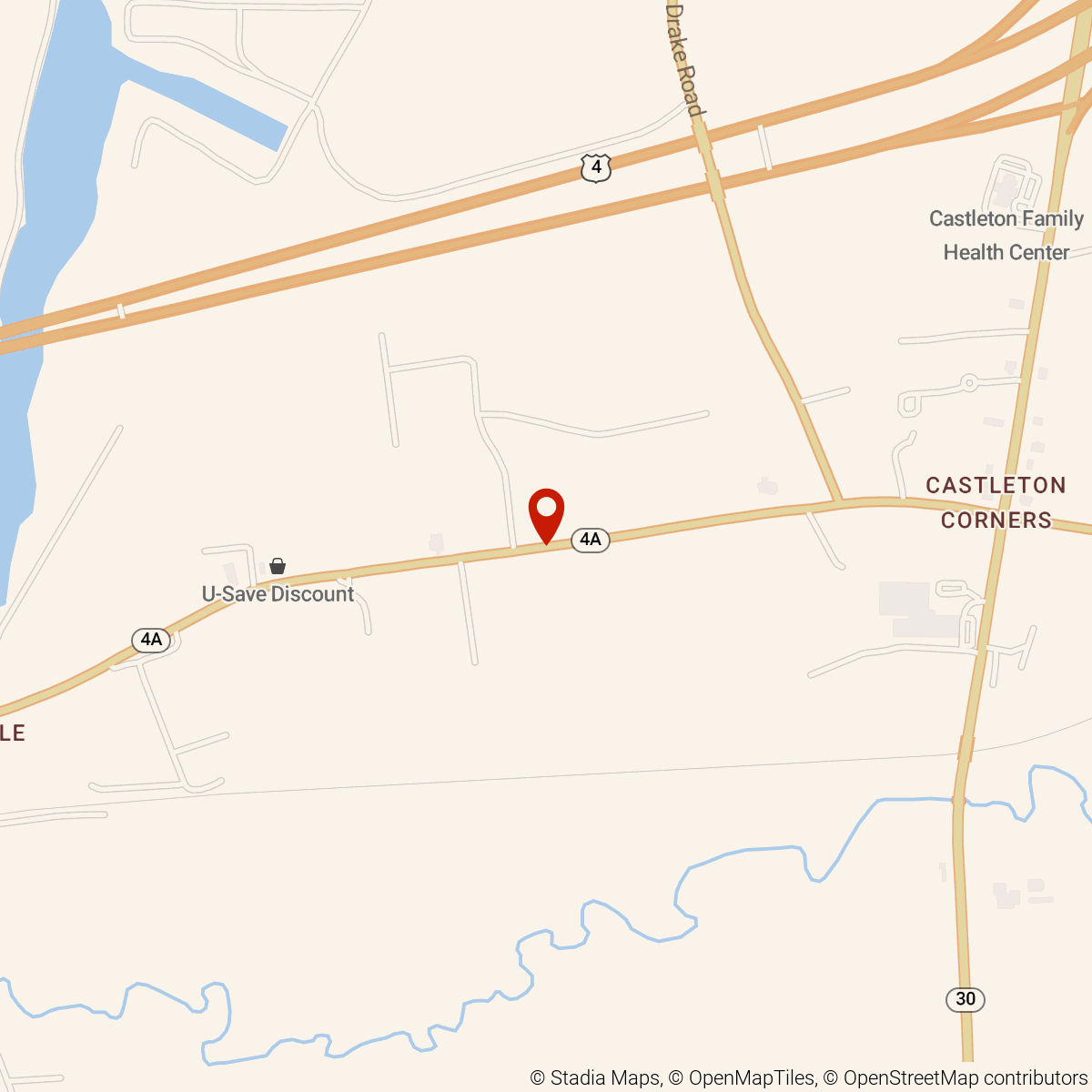 Map of Castleton Self-Storage
